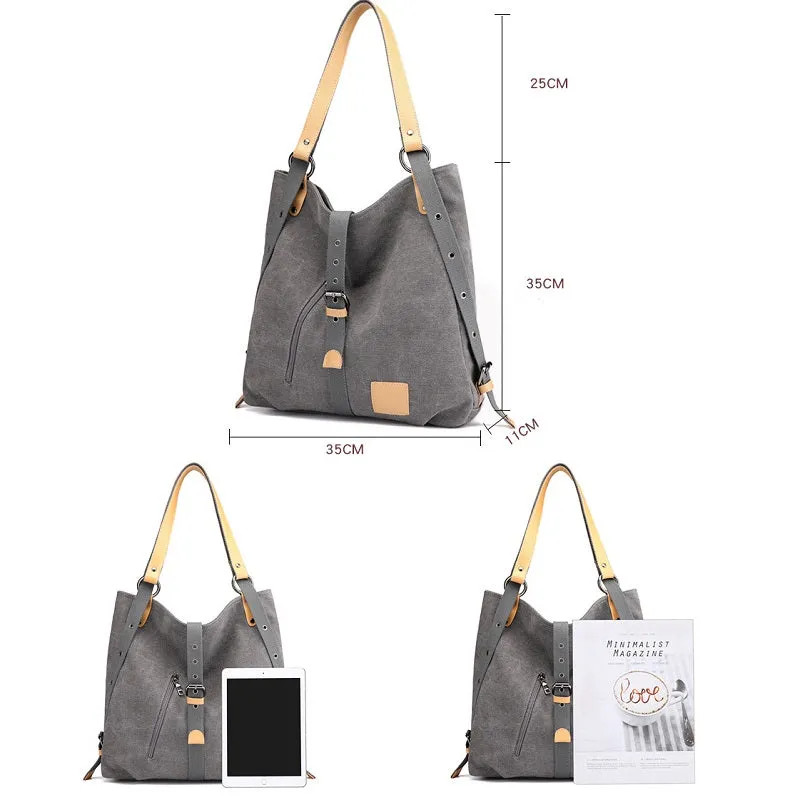 Large Capacity Canvas Handbag