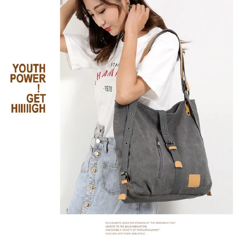 Large Capacity Canvas Handbag