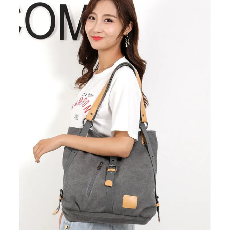 Large Capacity Canvas Handbag