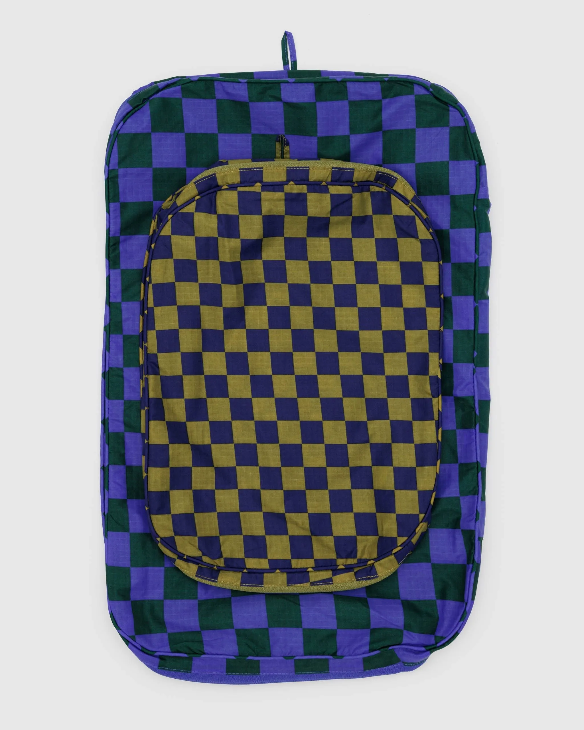 Large Packing Cube Set - Jewel Checks