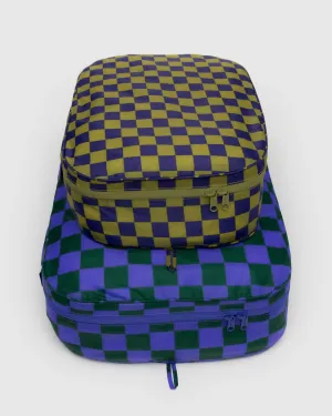 Large Packing Cube Set - Jewel Checks