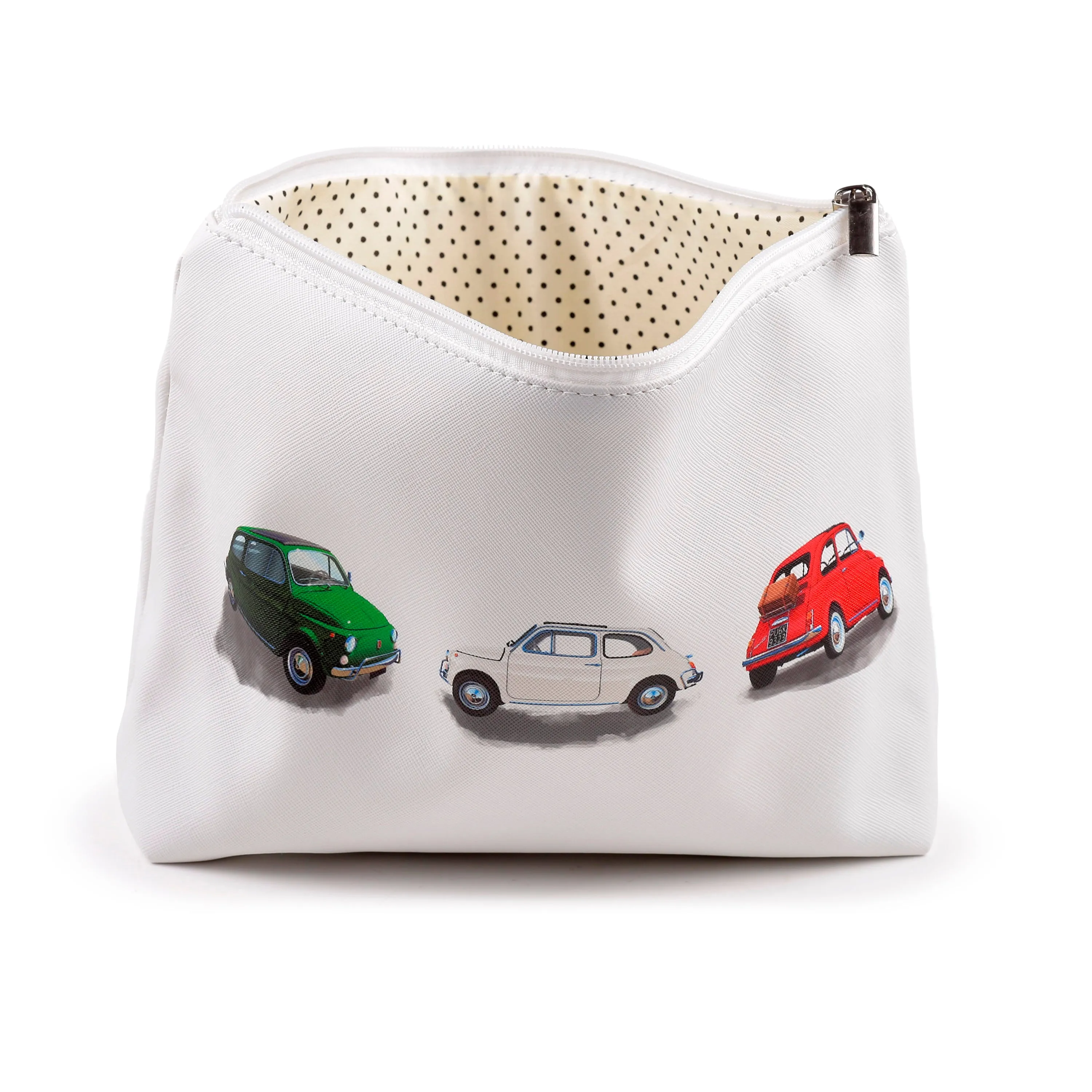Large PVC Toiletry Makeup Wash Bag - Fiat 500