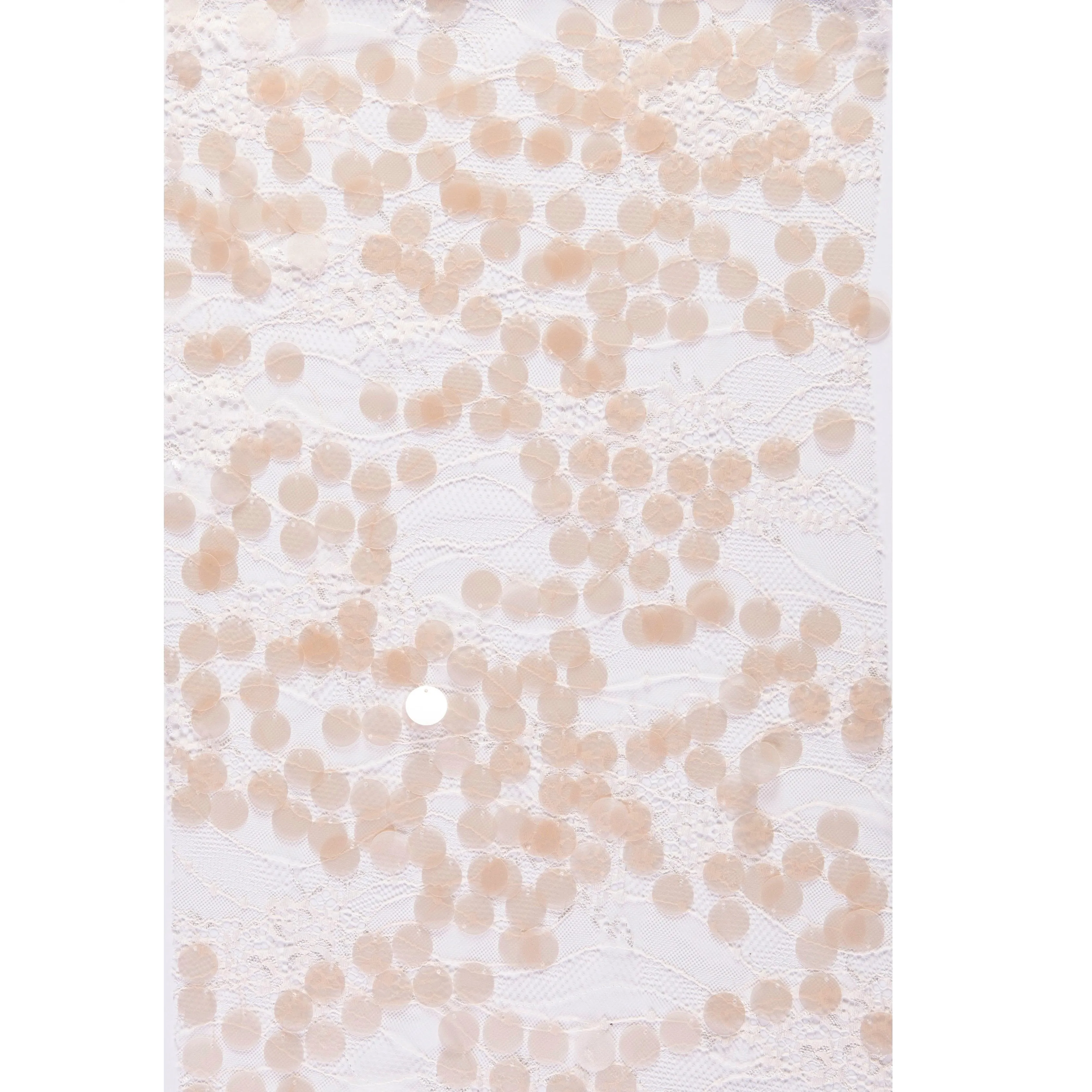 Large Size Hologram Sequin Embroidered Lace Fabric