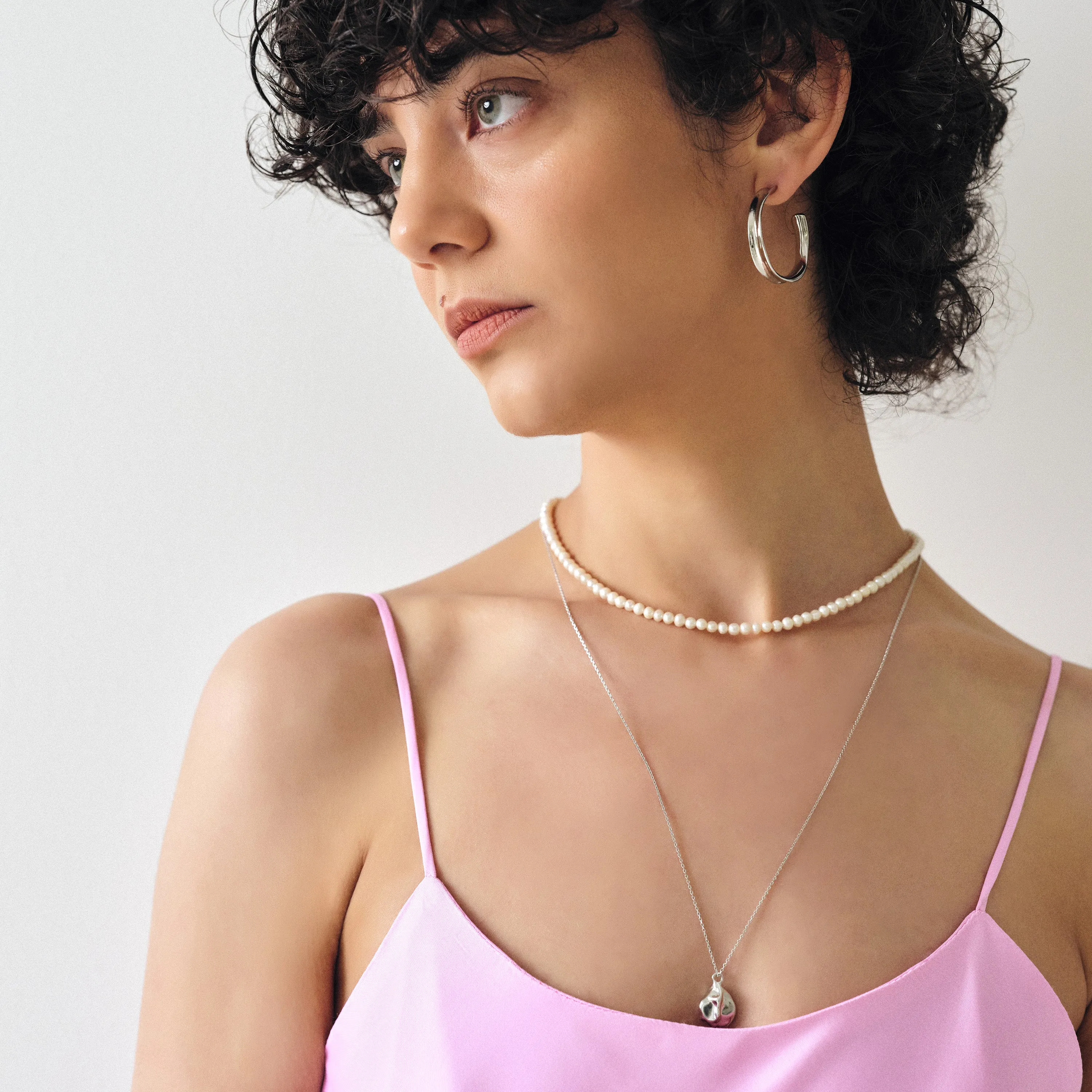 Large Thin Hoop Earrings