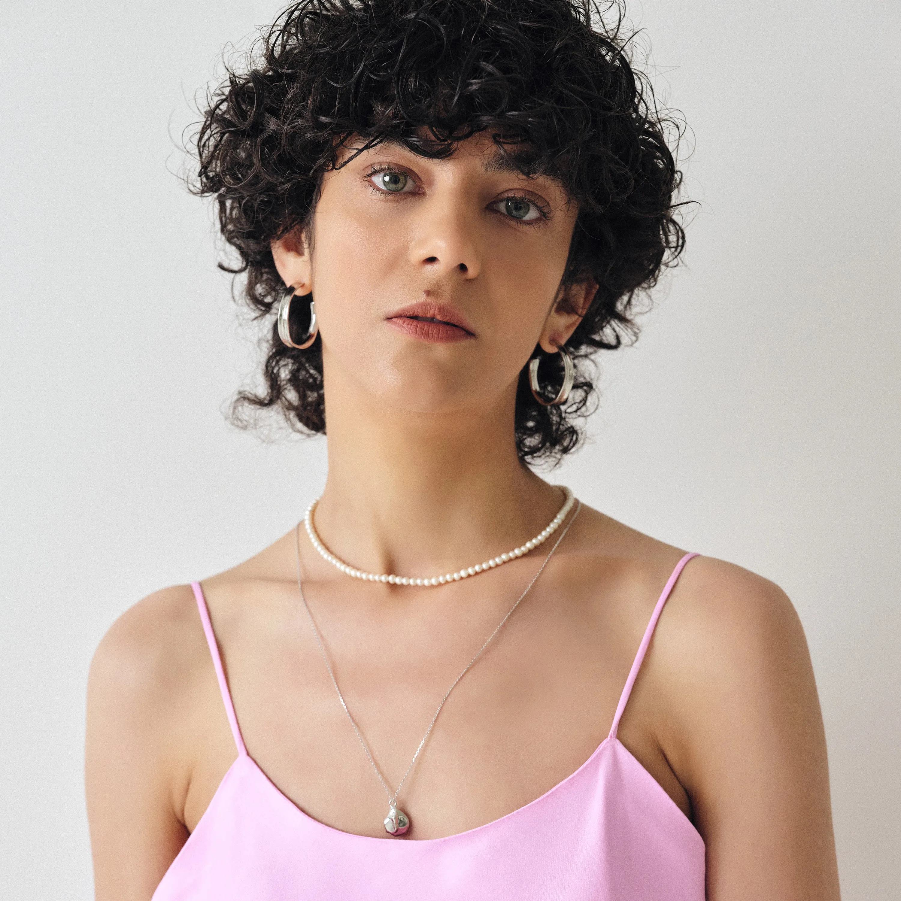 Large Thin Hoop Earrings