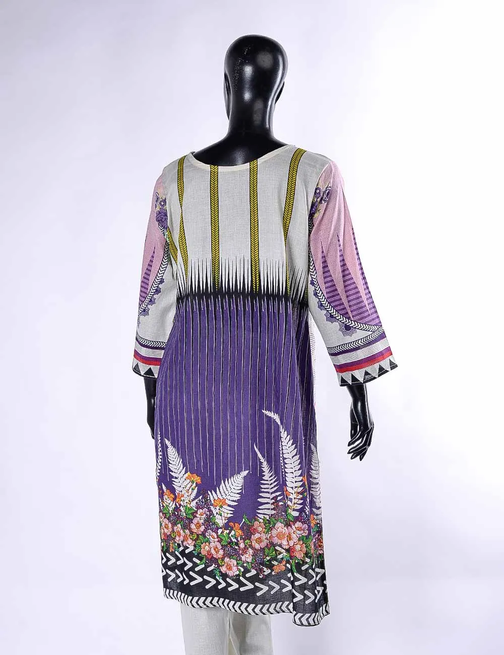 LC-5B - Drizzling Daisy  |  Unstitched Printed & Embroidered Cambric Dress