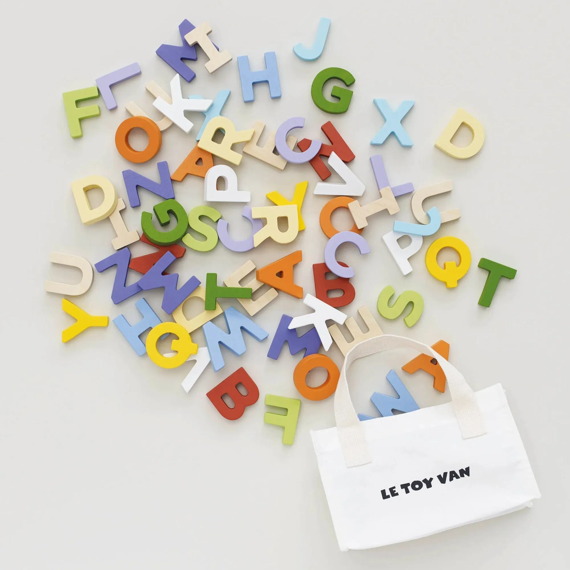 Le Toy Van Wooden Alphabet Set & Bag