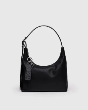 Leather Mini Black Shoulder Bag