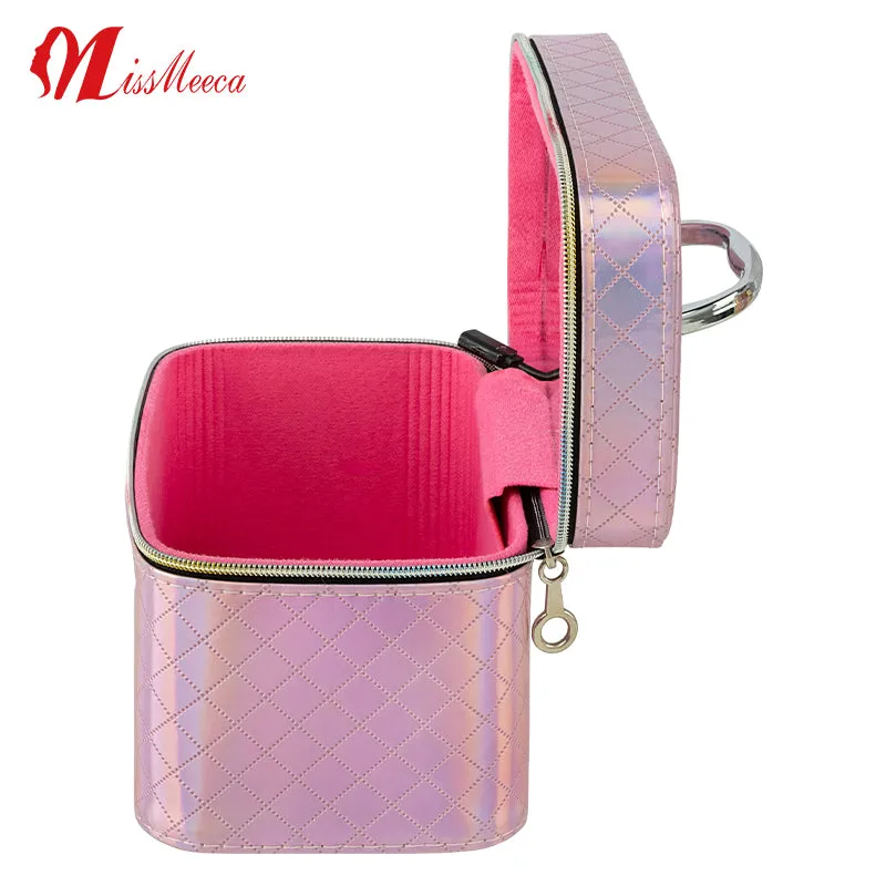 Led Cosmetic Case With Mirrors Sets Professional Lighted Makeup Bag Mirror
