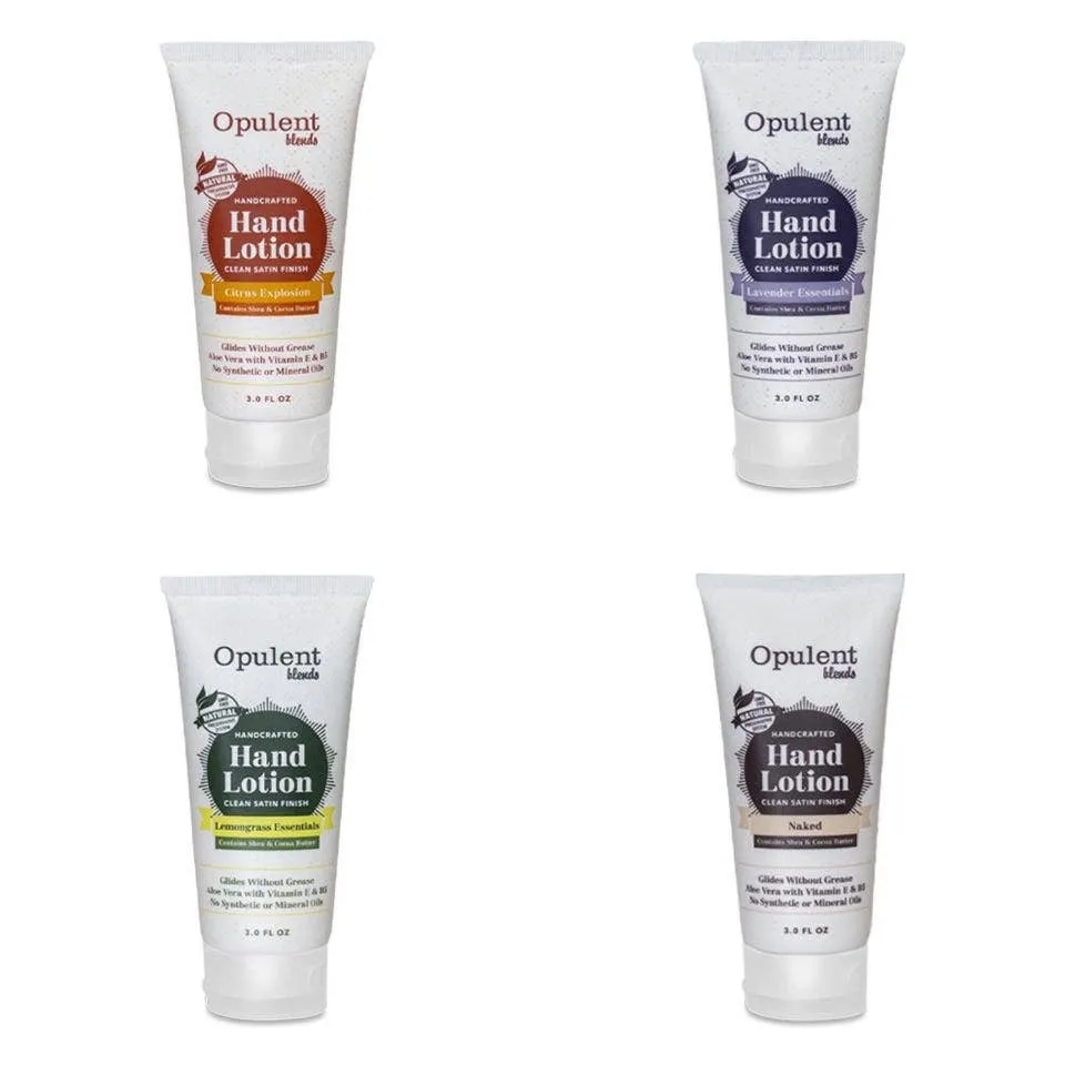 Lemongrass Essentials All Natural Travel Size Hand Lotion by Opulent Blends