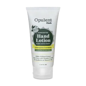 Lemongrass Essentials All Natural Travel Size Hand Lotion by Opulent Blends