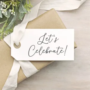 Let's Celebrate Rubber Stamp