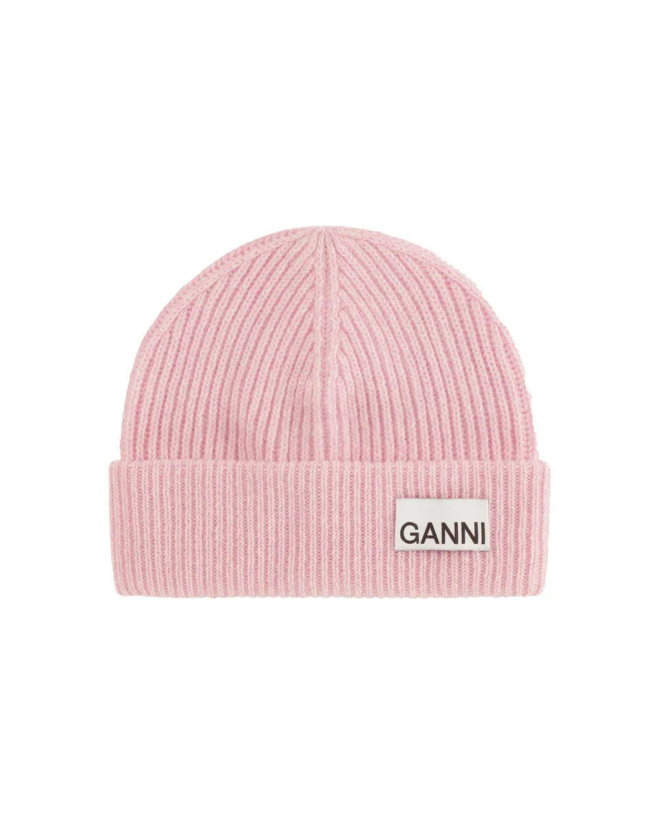 Light Structured Rib Knit Beanie