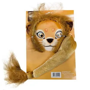 Lion Ears Headband with Tail