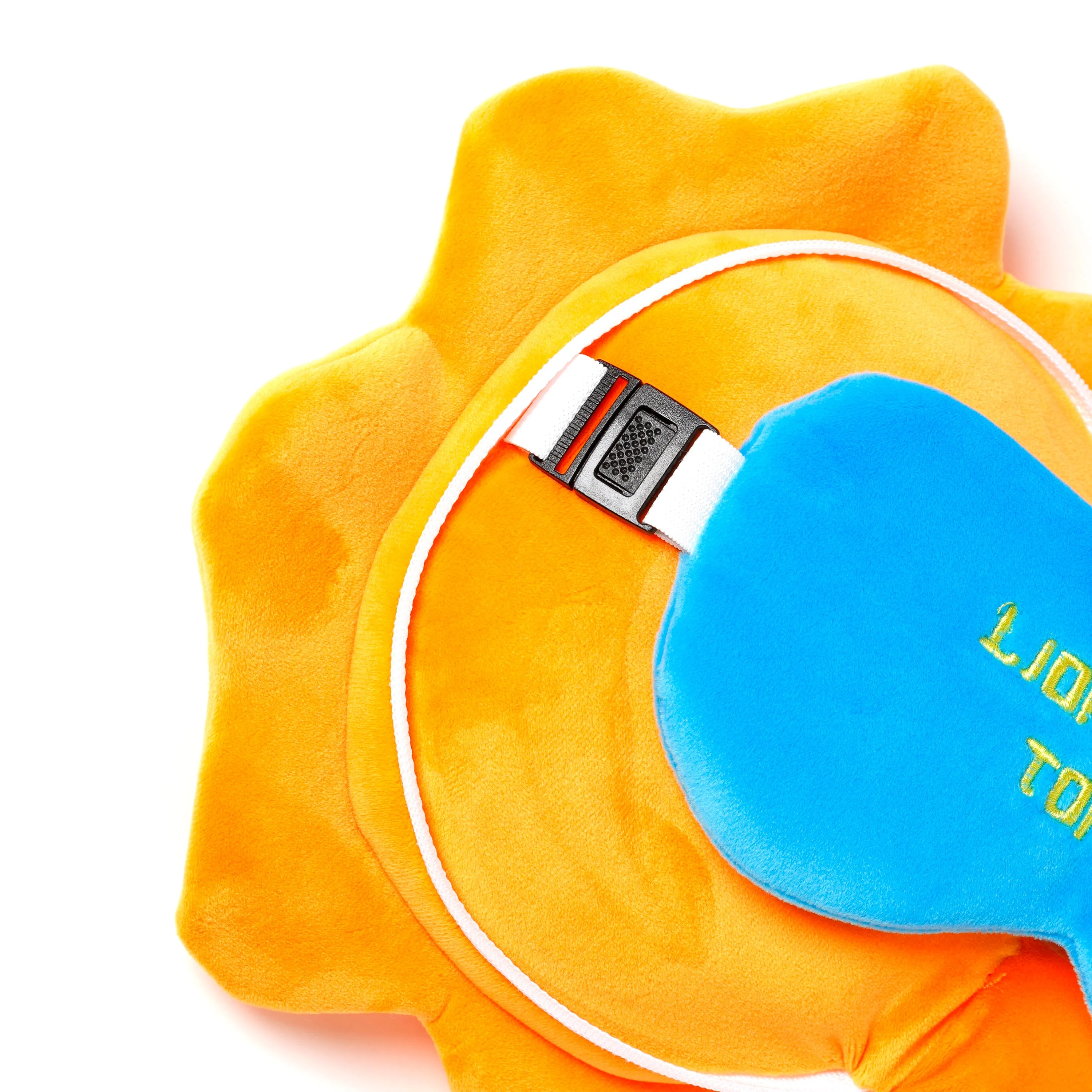 Lion Relaxeazzz Plush Round Travel Pillow & Eye Mask Set
