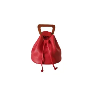 LiT Bag - All Leather Exterior - Red