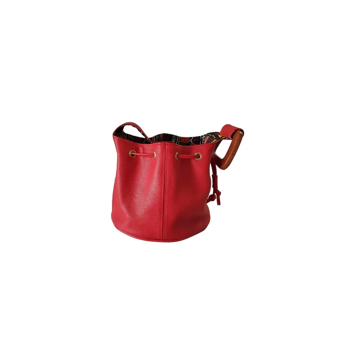 LiT Bag - All Leather Exterior - Red