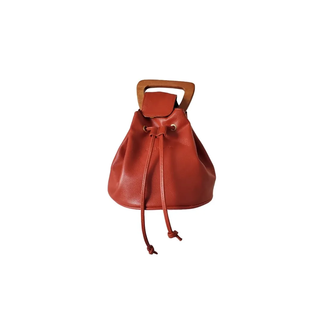 LiT Bag - All Leather Exterior - Red