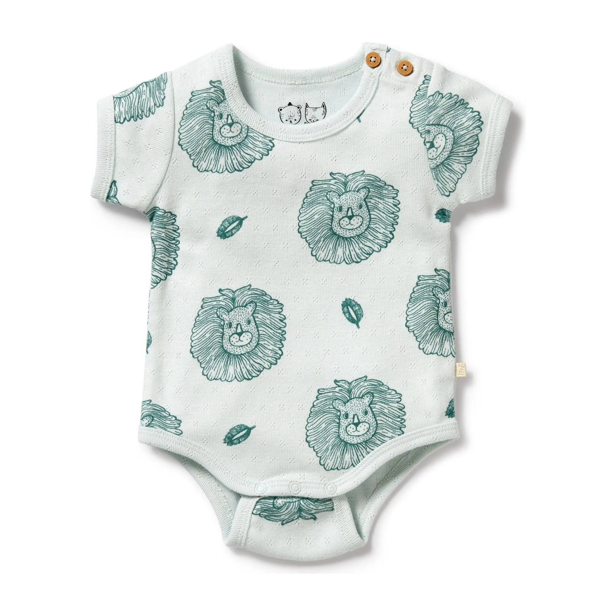 Little Lion Organic Pointelle Bodysuit