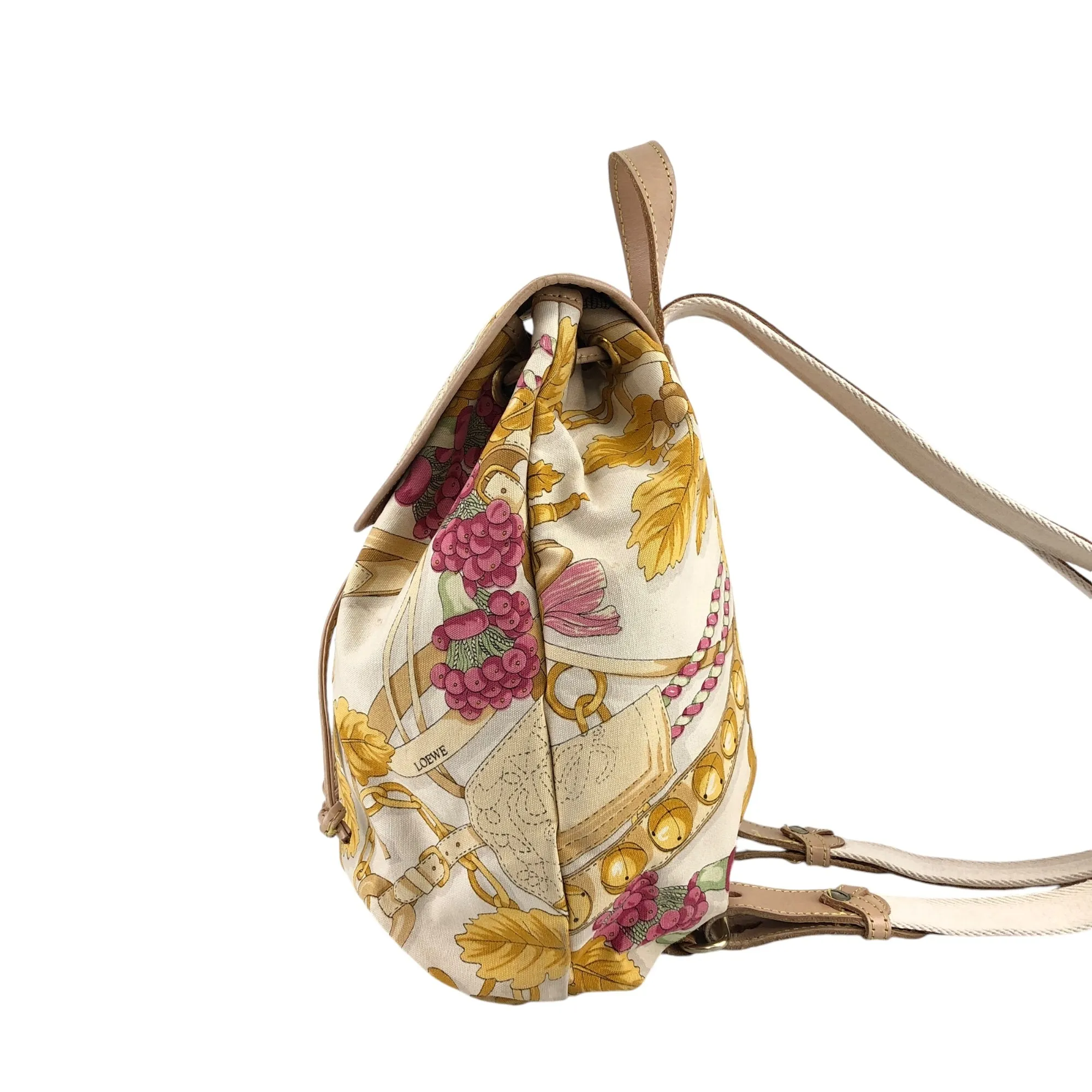 LOEWE Backpack Beige Vintage ygyegj