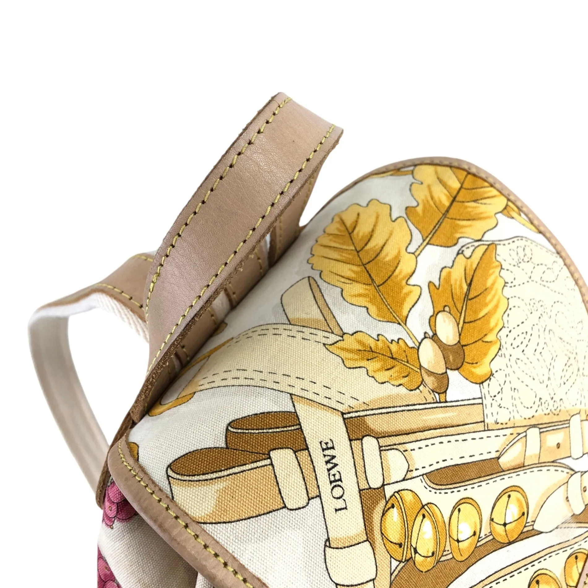 LOEWE Backpack Beige Vintage ygyegj