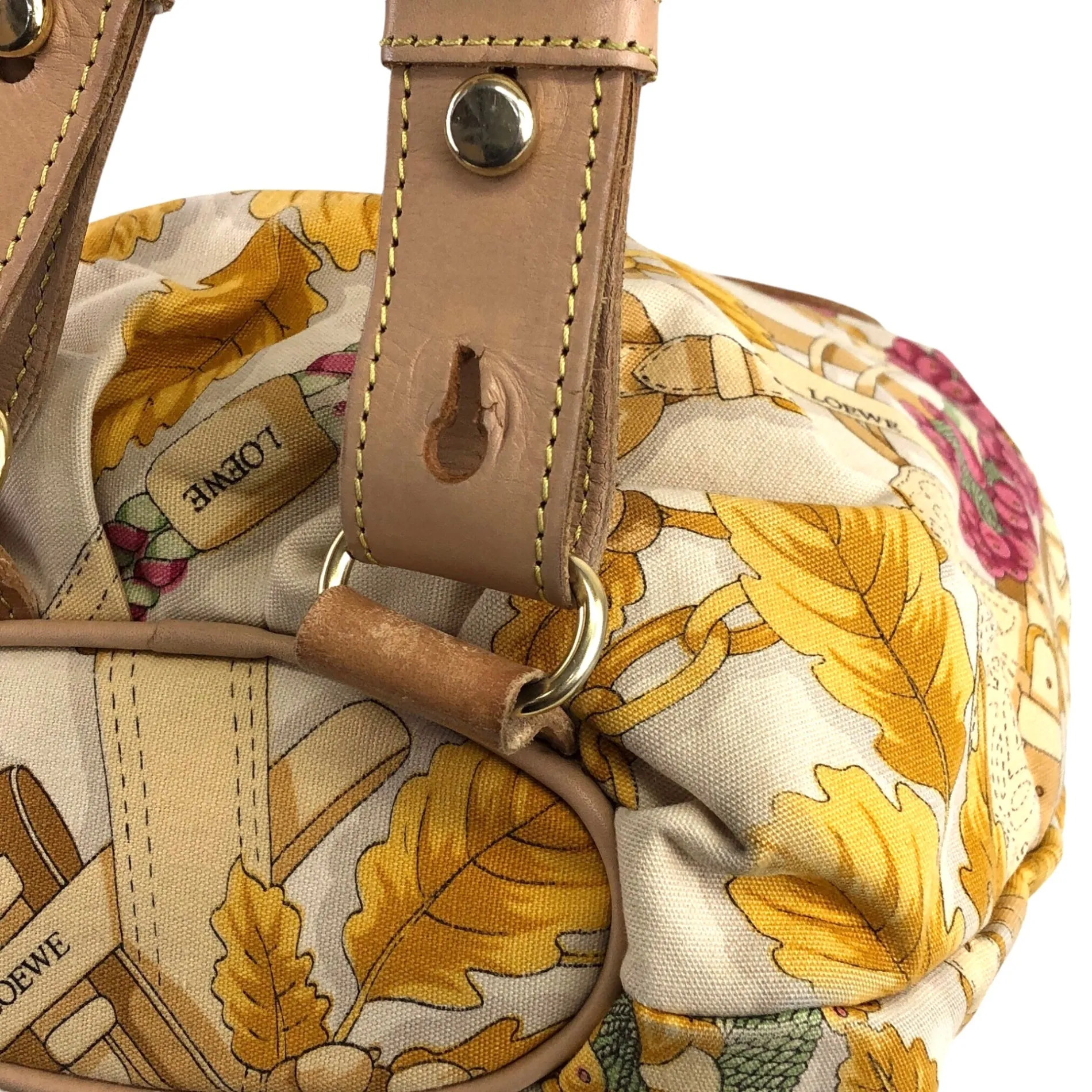 LOEWE Backpack Beige Vintage ygyegj