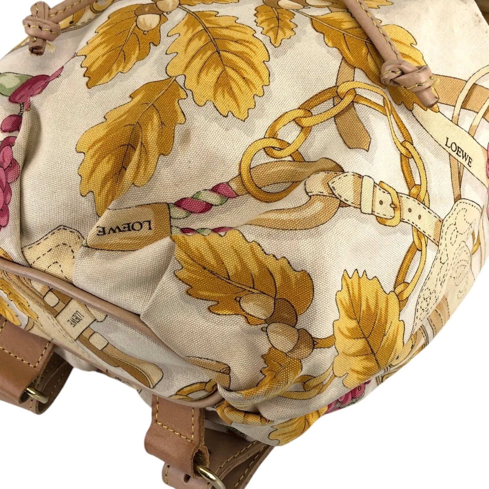 LOEWE Backpack Beige Vintage ygyegj