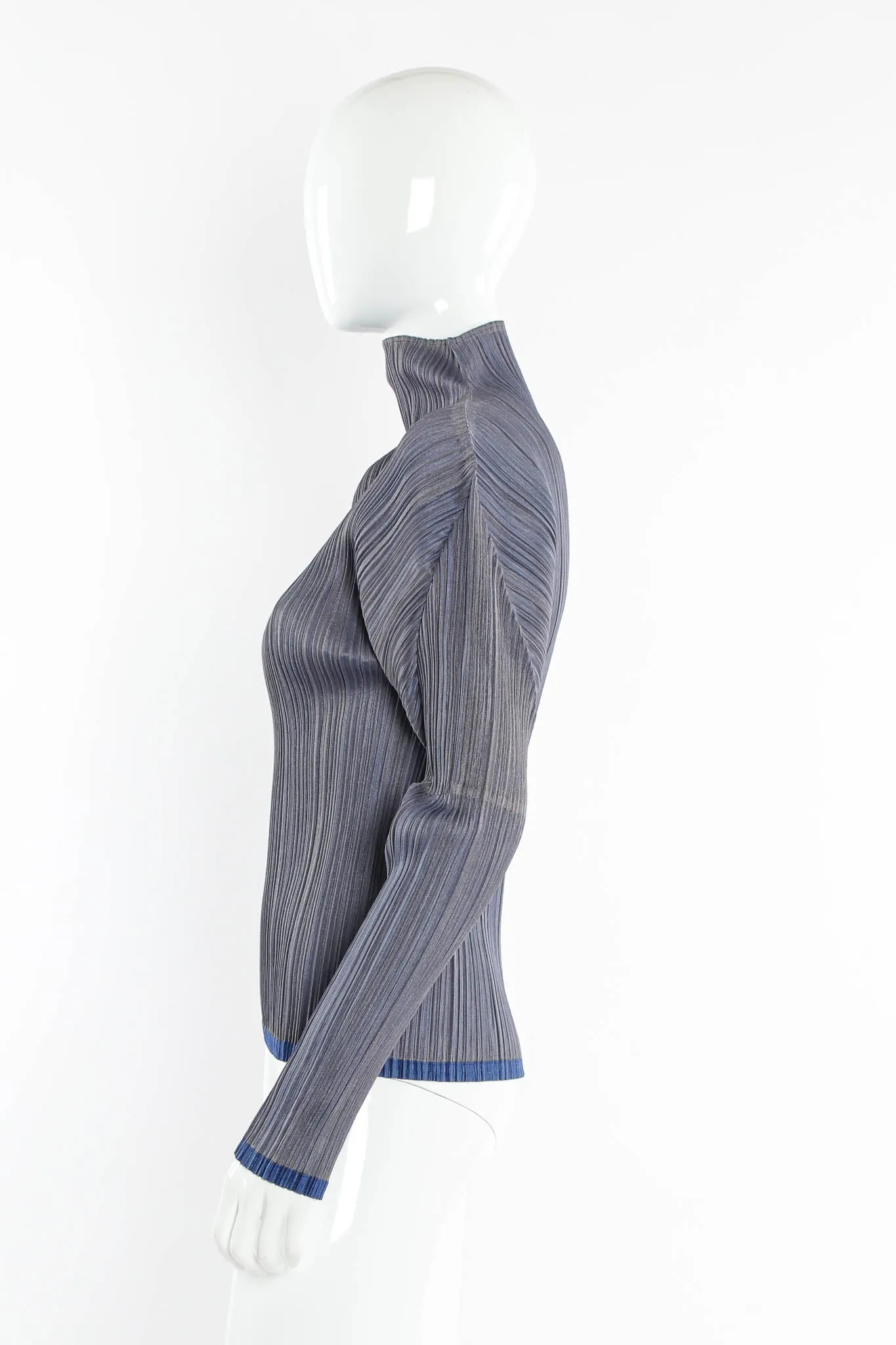 Long Sleeve Pleated Top