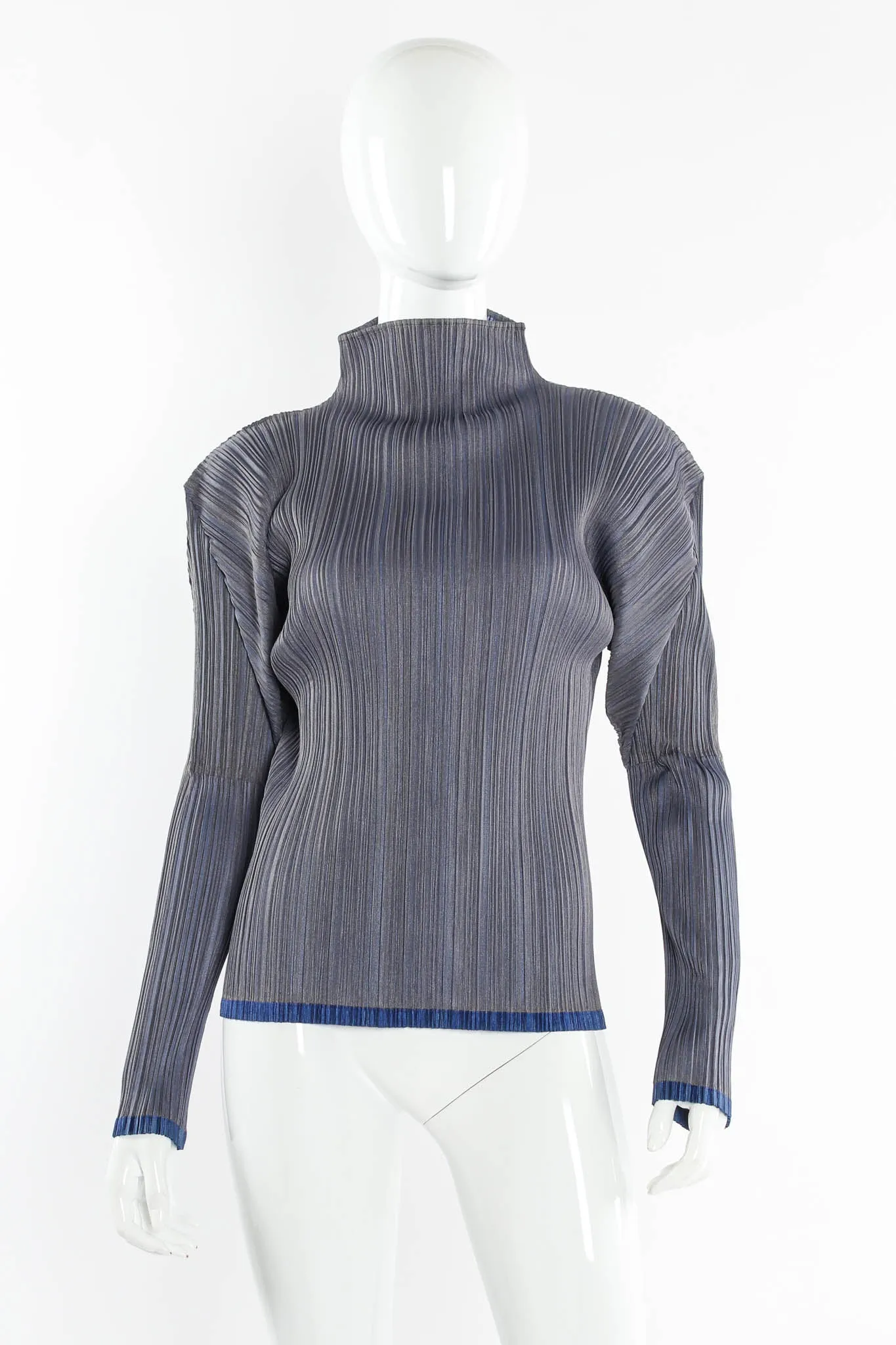 Long Sleeve Pleated Top