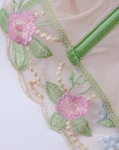 Longline Bralette - Doll Floral -