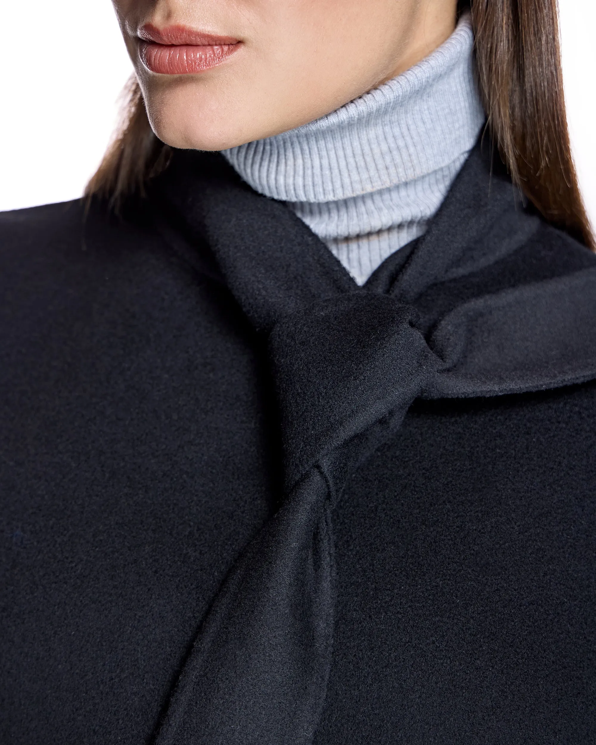 Loro Piana Cashmere Blend Cape with Cashmere Goat Pockets
