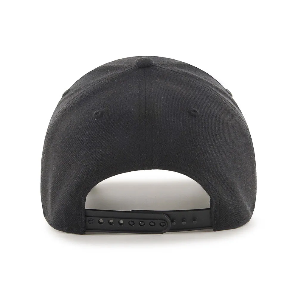 Los Angeles Dodgers Black/Black '47 MVP DT SNAPBACK