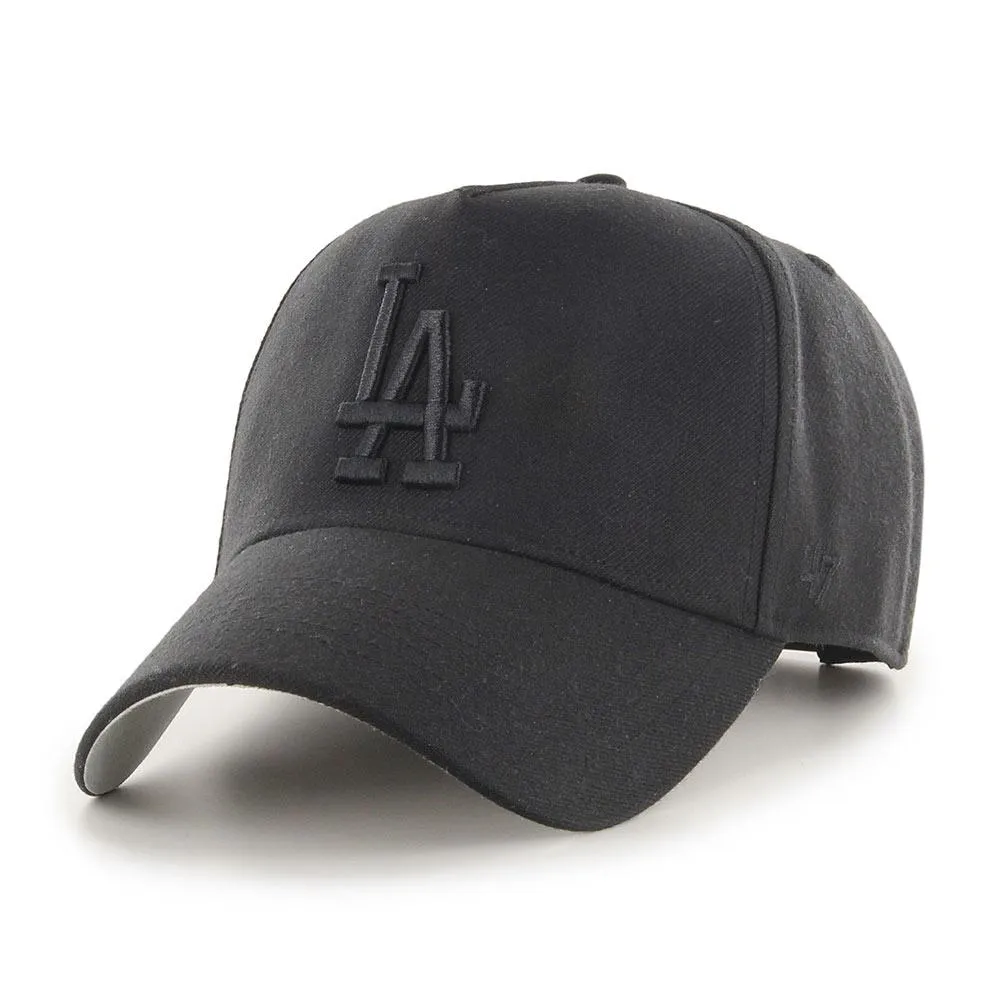 Los Angeles Dodgers Black/Black '47 MVP DT SNAPBACK