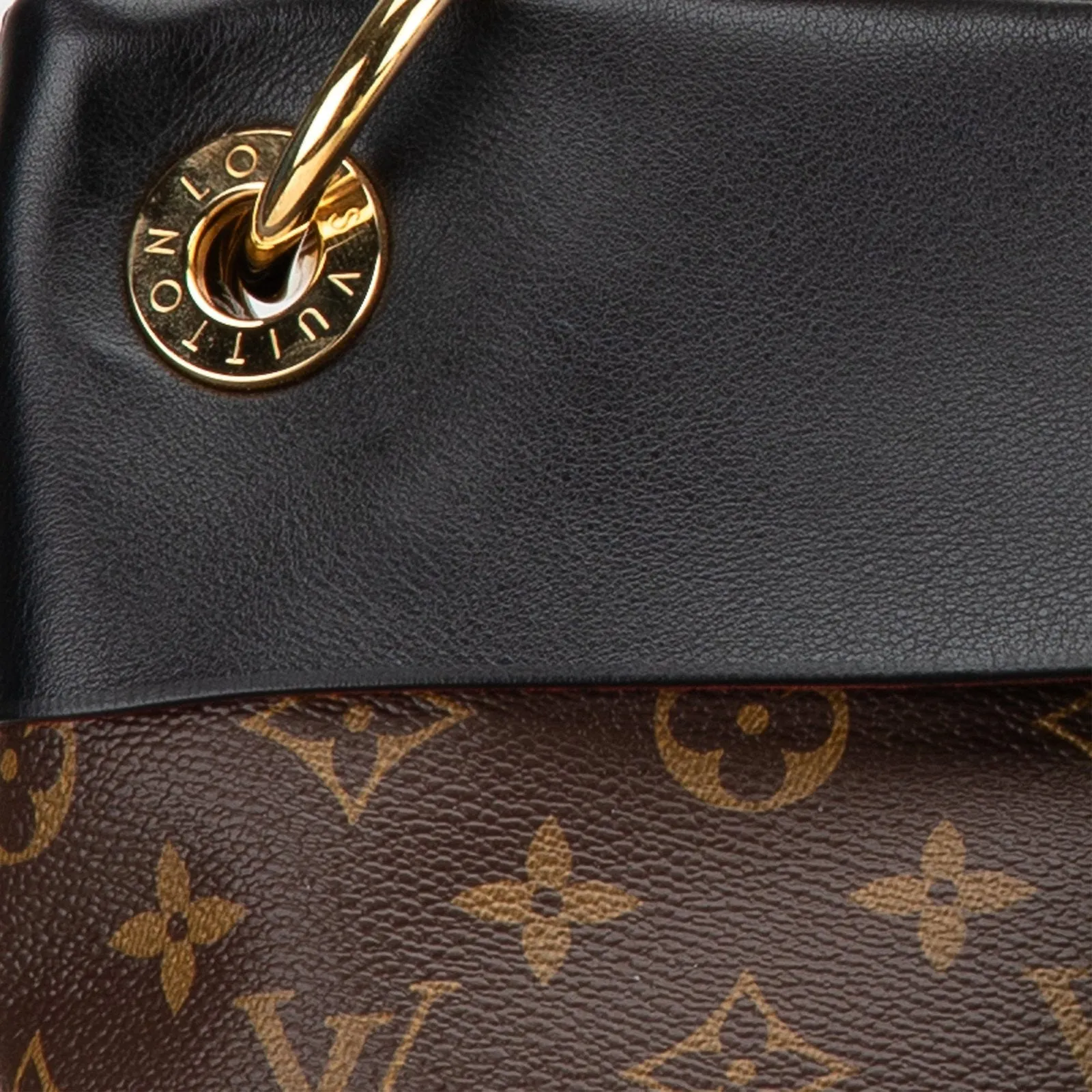 Louis Vuitton Black Monogram Canvas Tuileries Hobo Bag