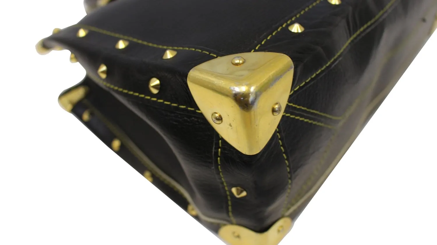 LOUIS VUITTON Black Suhali Le Fabuleux Goat Leather Bag
