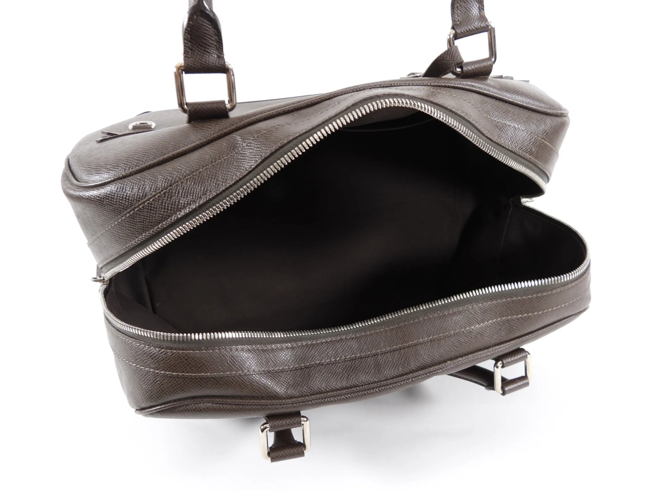 Louis Vuitton Brown Taiga Leather Stanislav Travel Duffle Bag