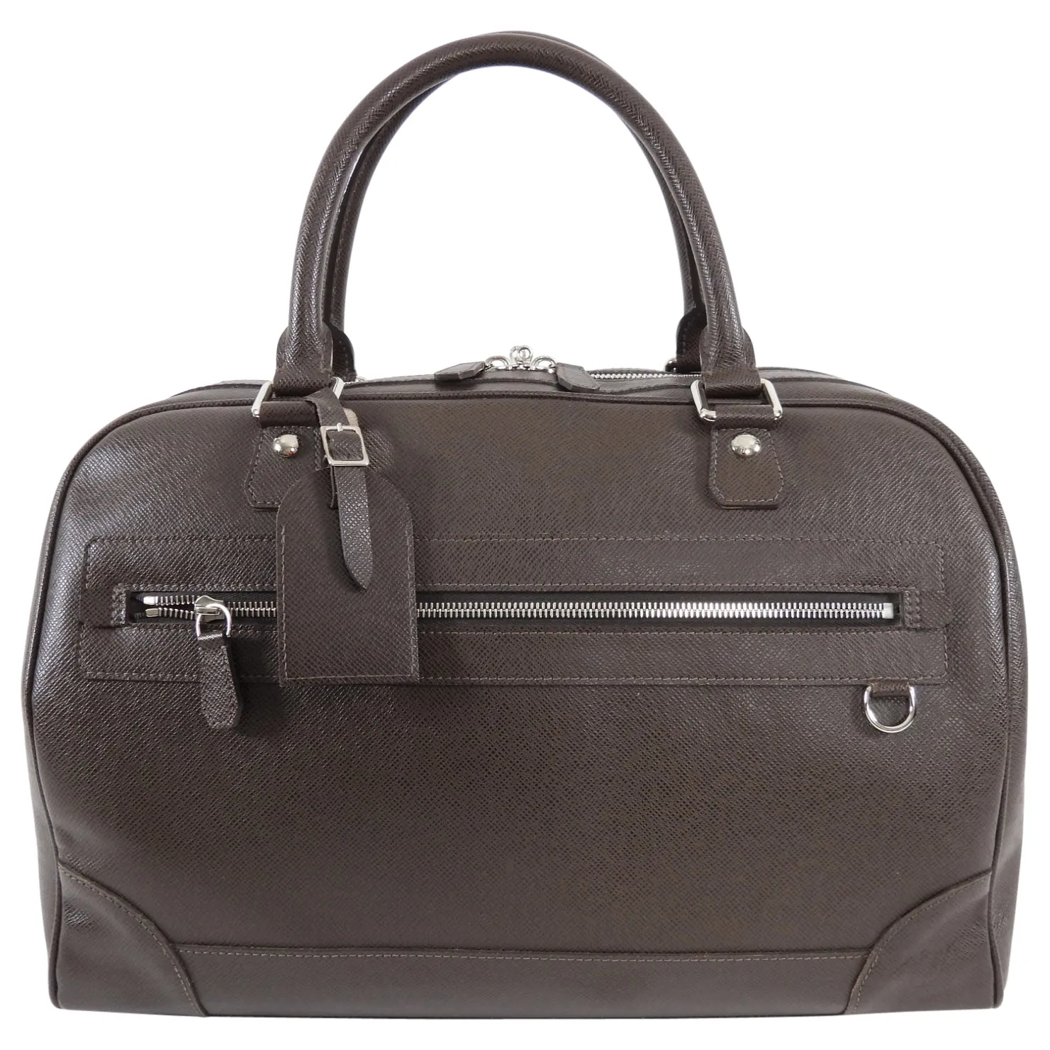 Louis Vuitton Brown Taiga Leather Stanislav Travel Duffle Bag