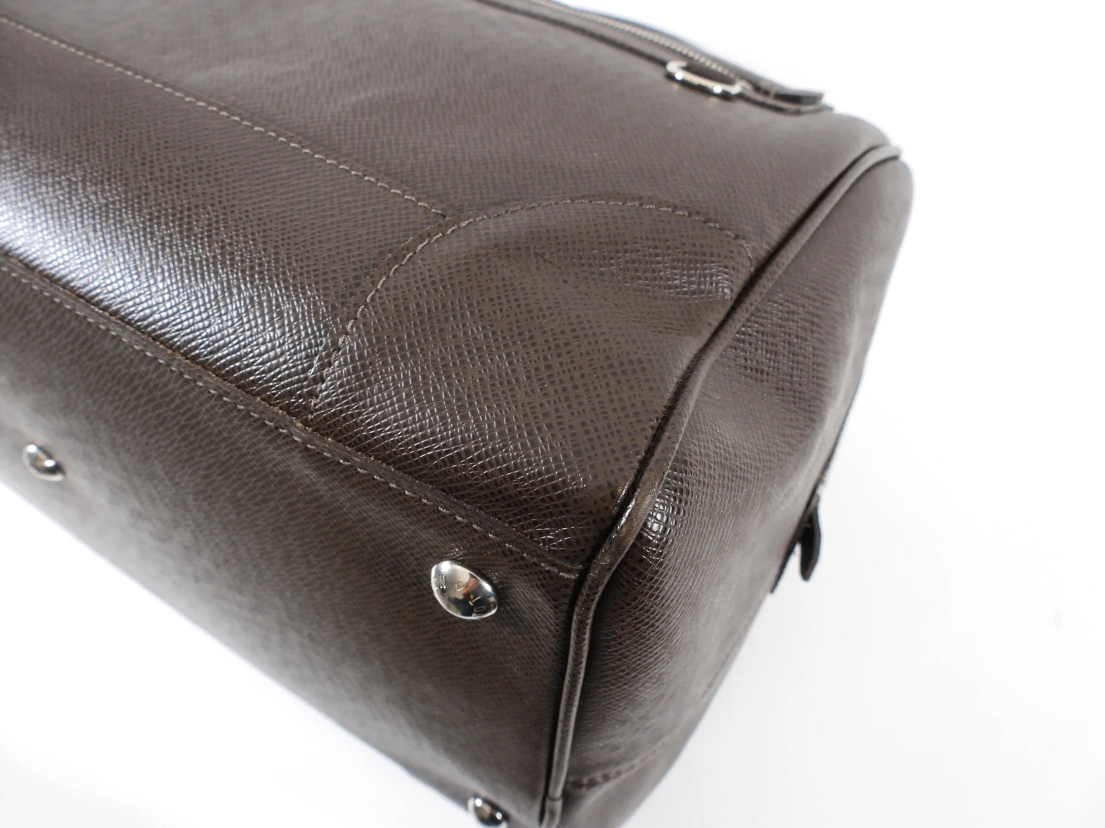 Louis Vuitton Brown Taiga Leather Stanislav Travel Duffle Bag