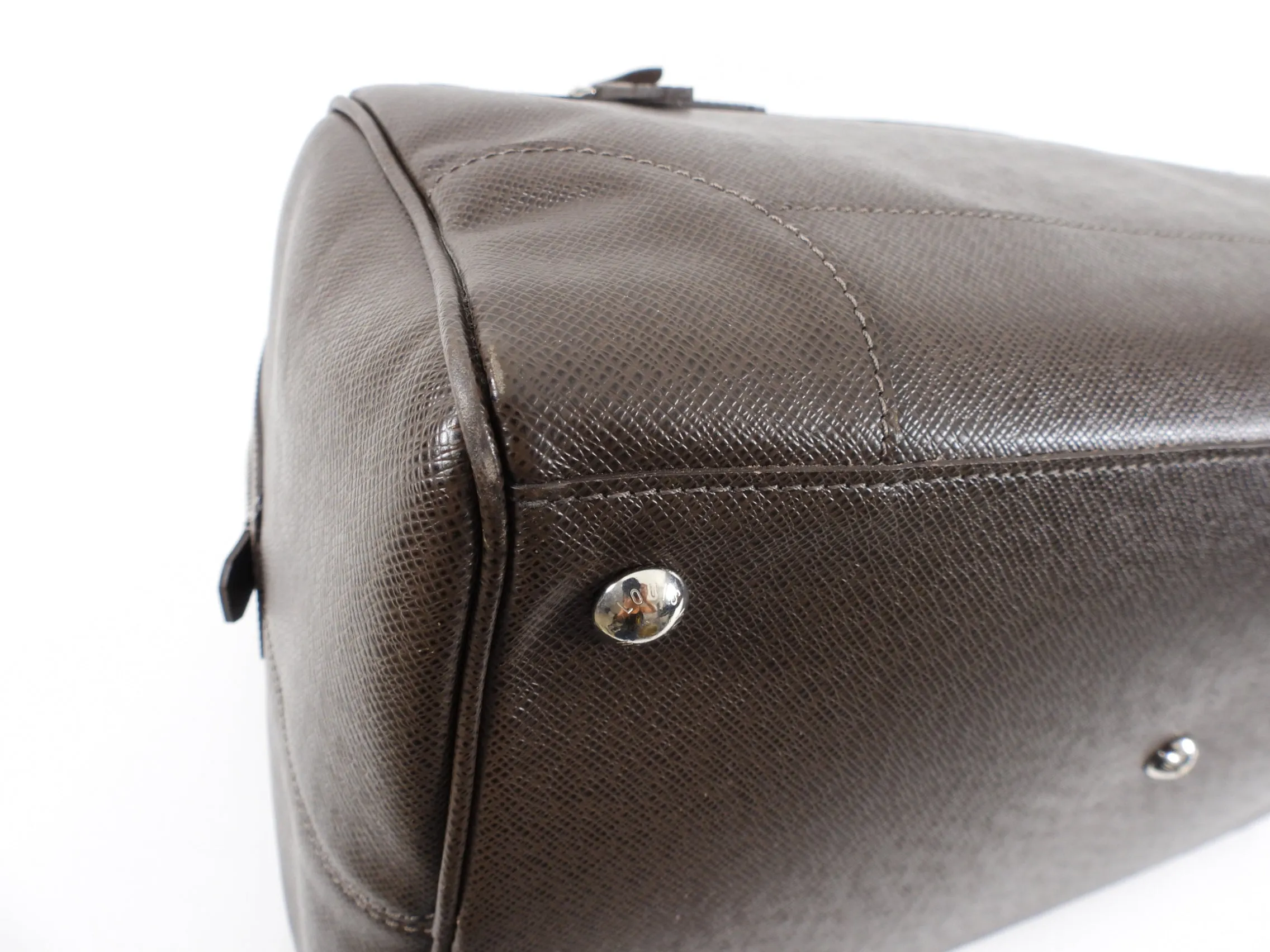 Louis Vuitton Brown Taiga Leather Stanislav Travel Duffle Bag