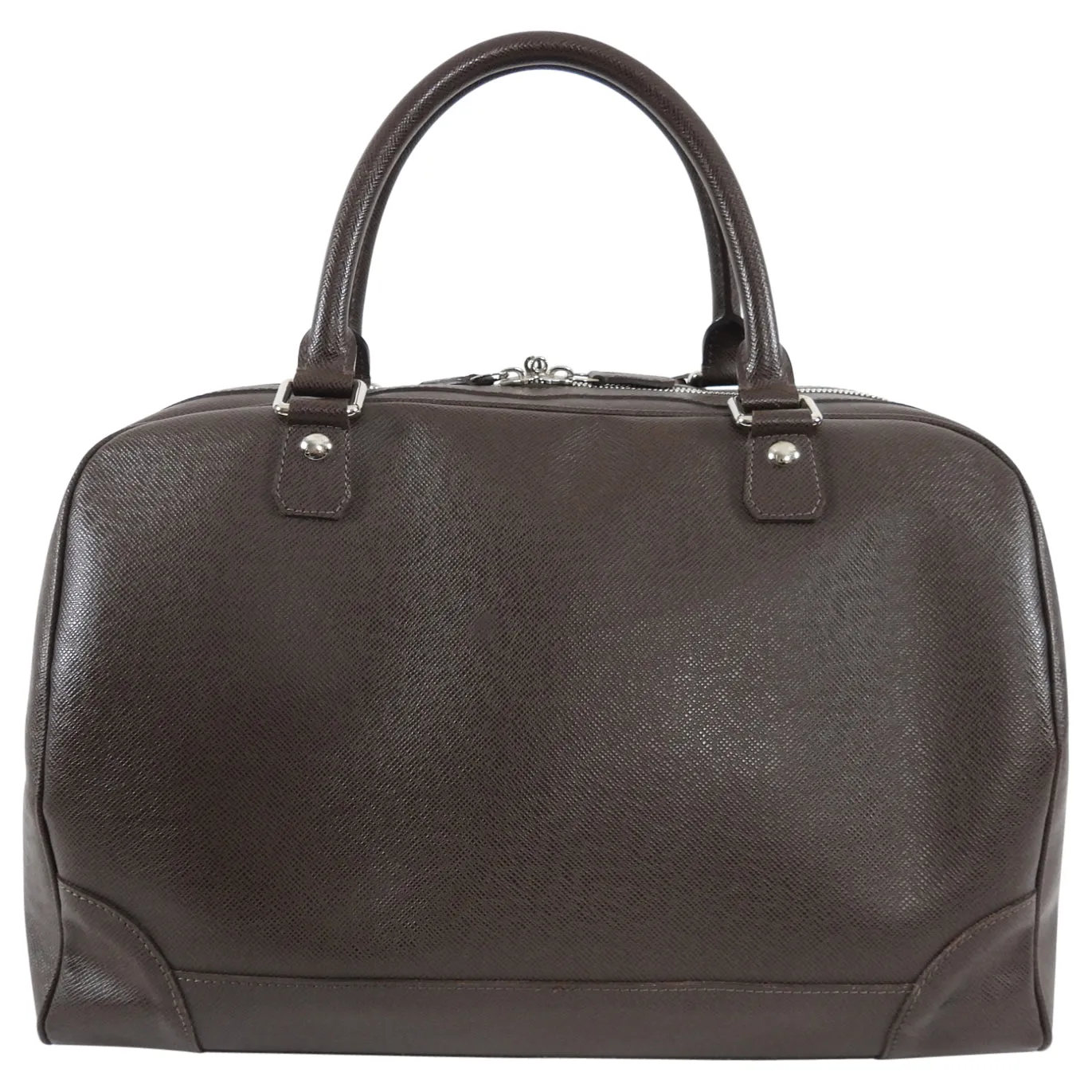 Louis Vuitton Brown Taiga Leather Stanislav Travel Duffle Bag