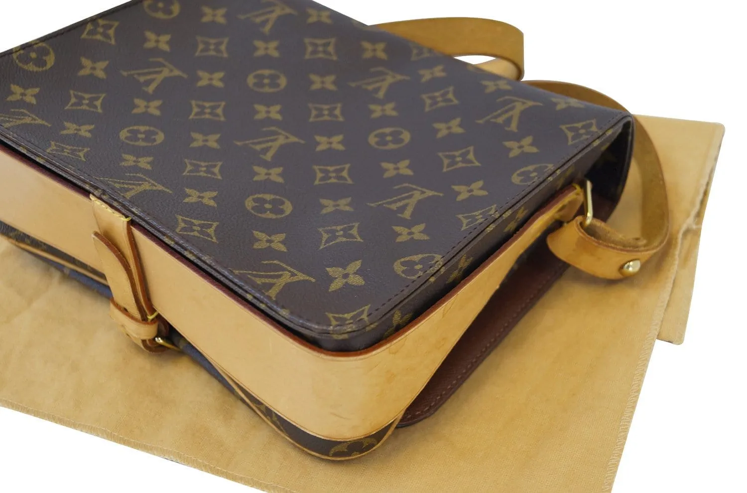 Louis Vuitton Cartouchiere GM Monogram Shoulder Handbag