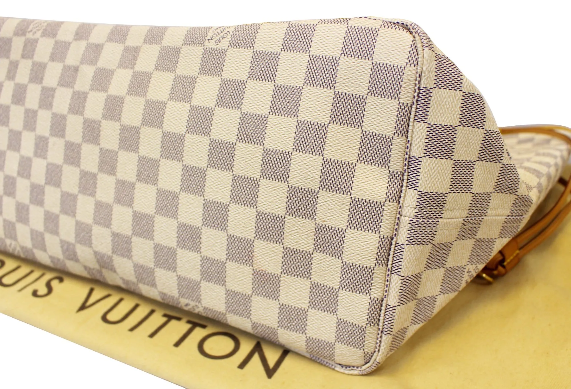 LOUIS VUITTON Damier Azur Neverfull GM Shoulder Bag
