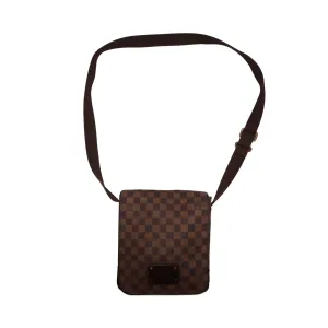 Louis Vuitton Damier Ebene Canvas Brooklyn PM Messenger Bag SR5008