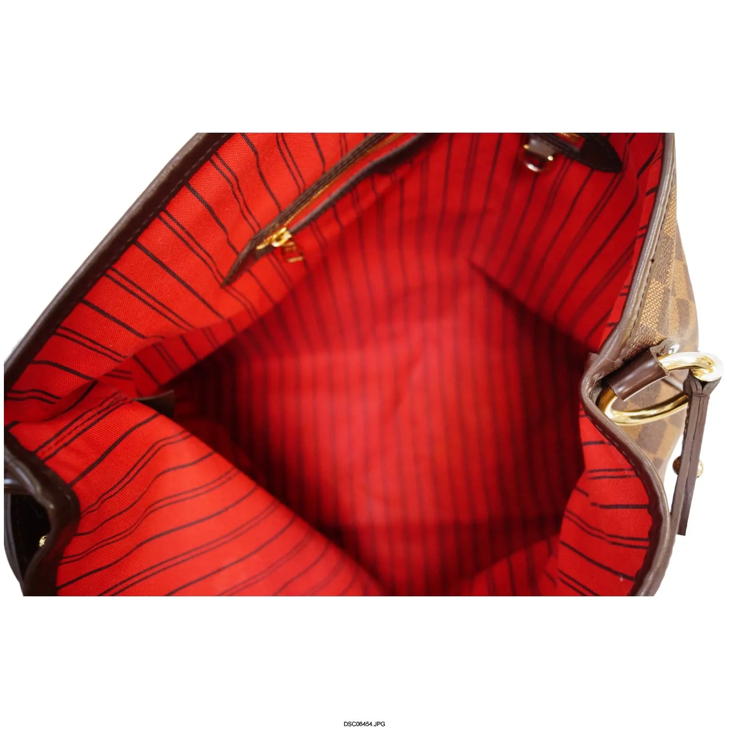 LOUIS VUITTON Damier Ebene Delightful MM NM Hobo Bag
