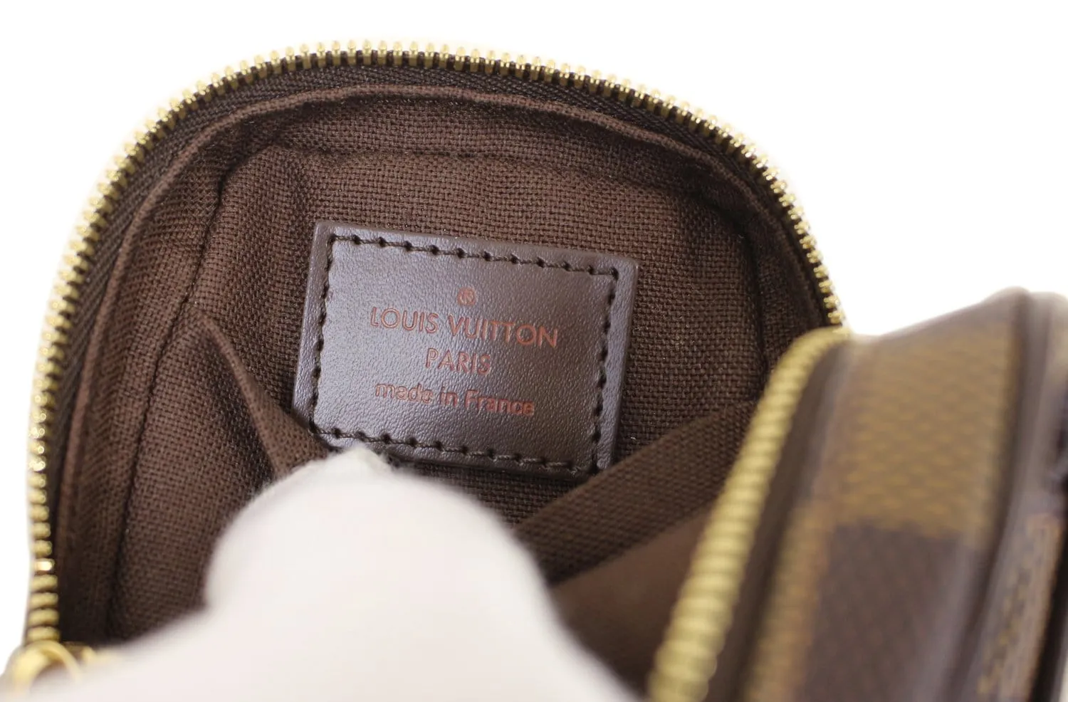 LOUIS VUITTON Damier Ebene Etui Okapi PM Shoulder Pouch