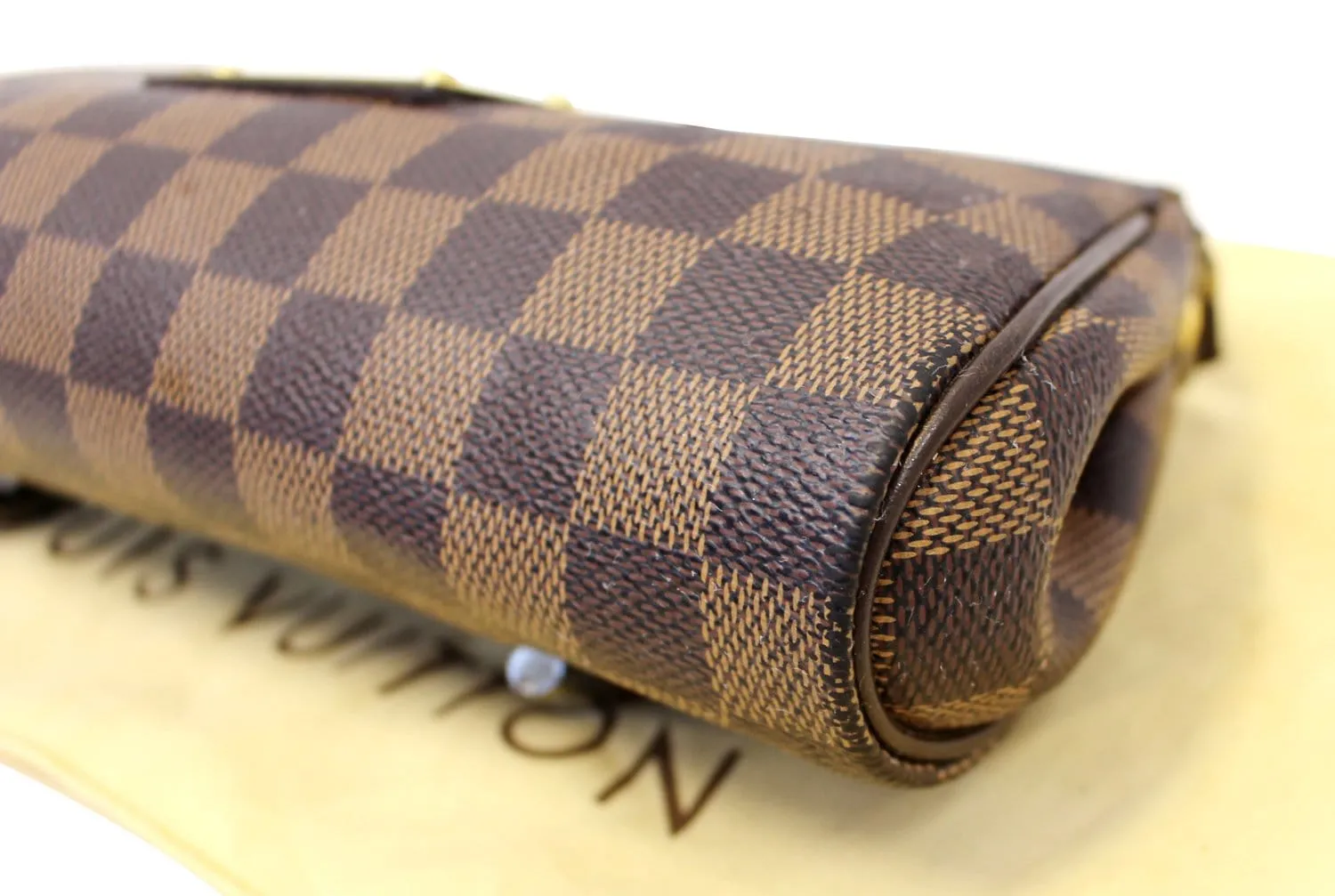 LOUIS VUITTON Damier Ebene Eva Accessories Pouch Crossbody Bag