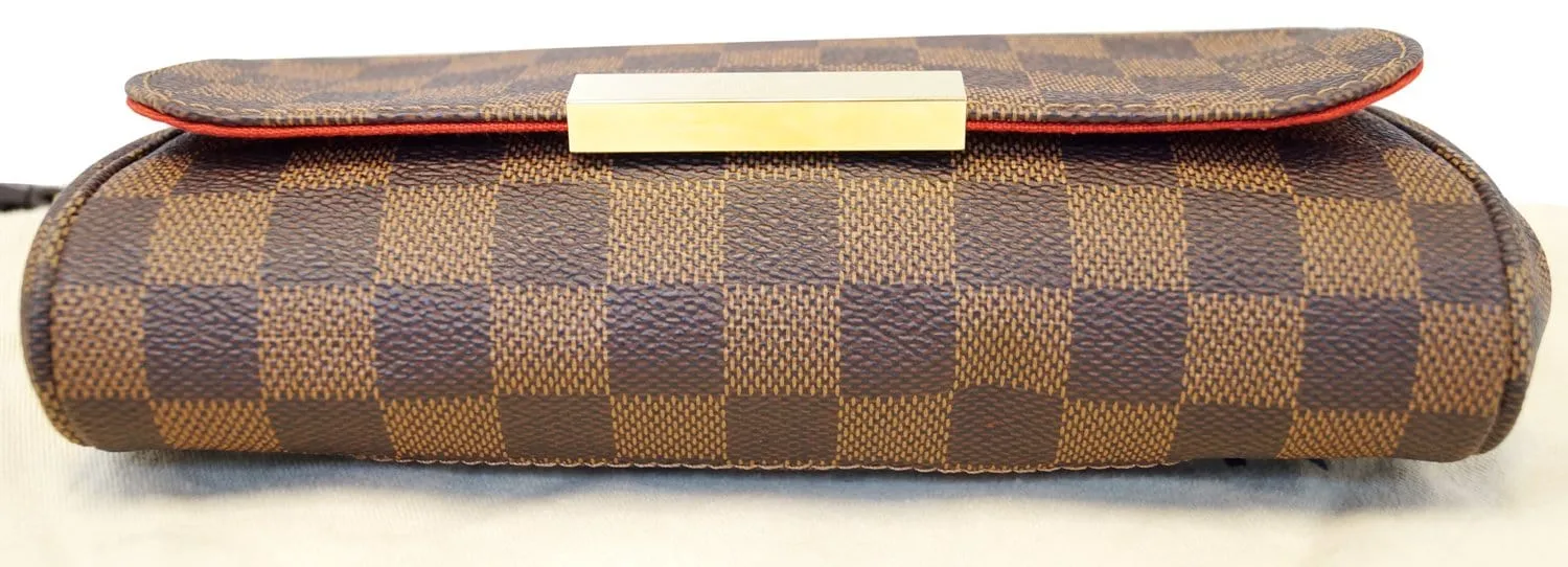 LOUIS VUITTON Damier Ebene Favorite PM Crossbody Bag