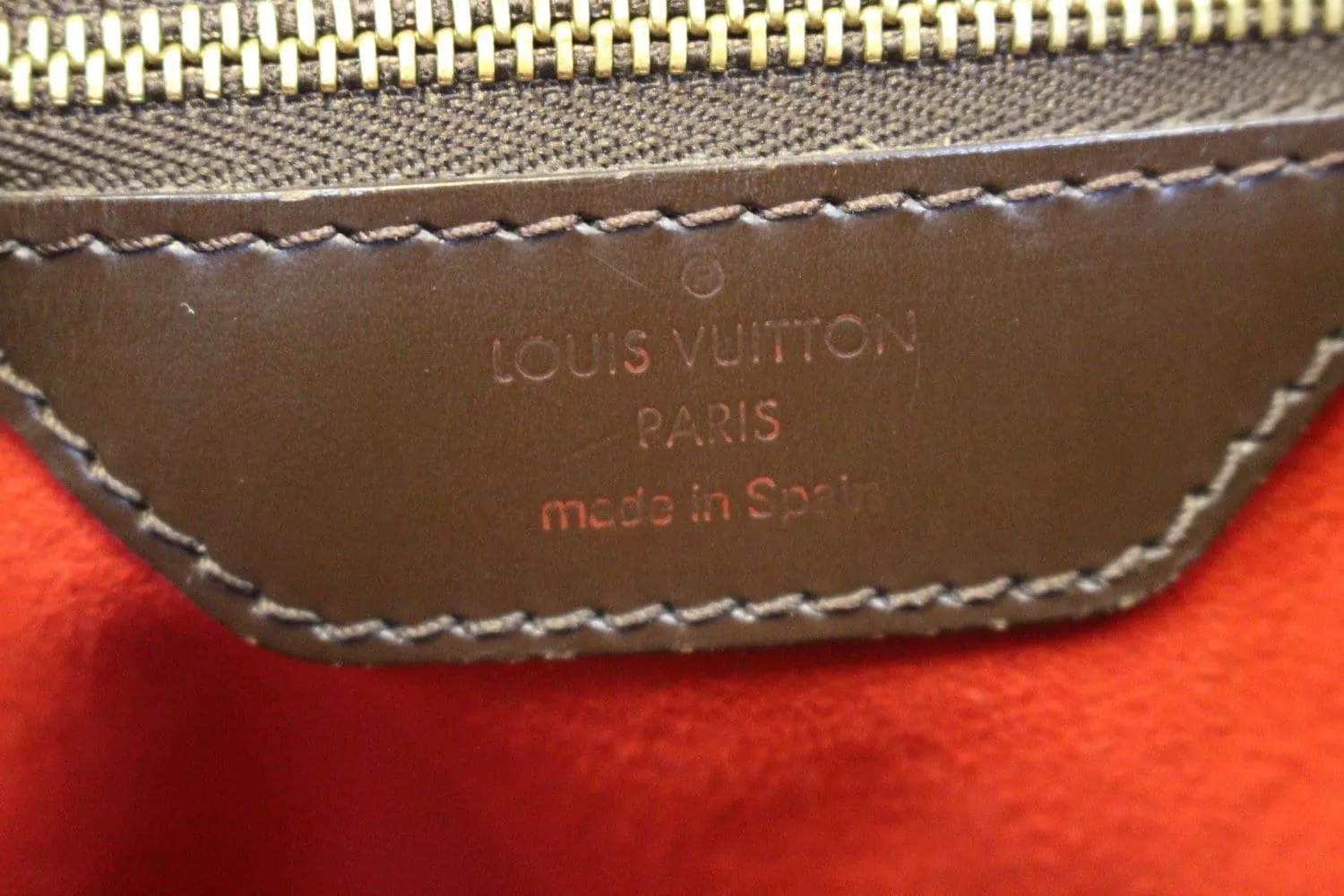 LOUIS VUITTON Damier Ebene Hampstead MM Shoulder Handbag