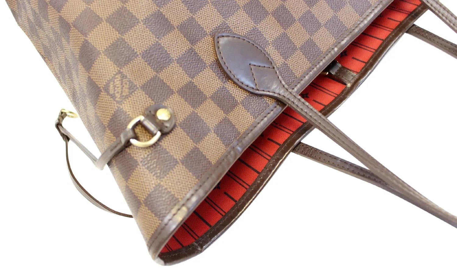 LOUIS VUITTON Damier Ebene Neverfull MM Tote Shoulder Bag