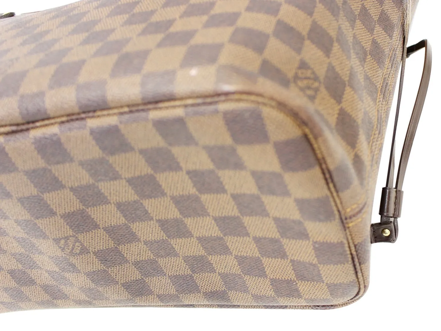 LOUIS VUITTON Damier Ebene Neverfull MM Tote Shoulder Bag